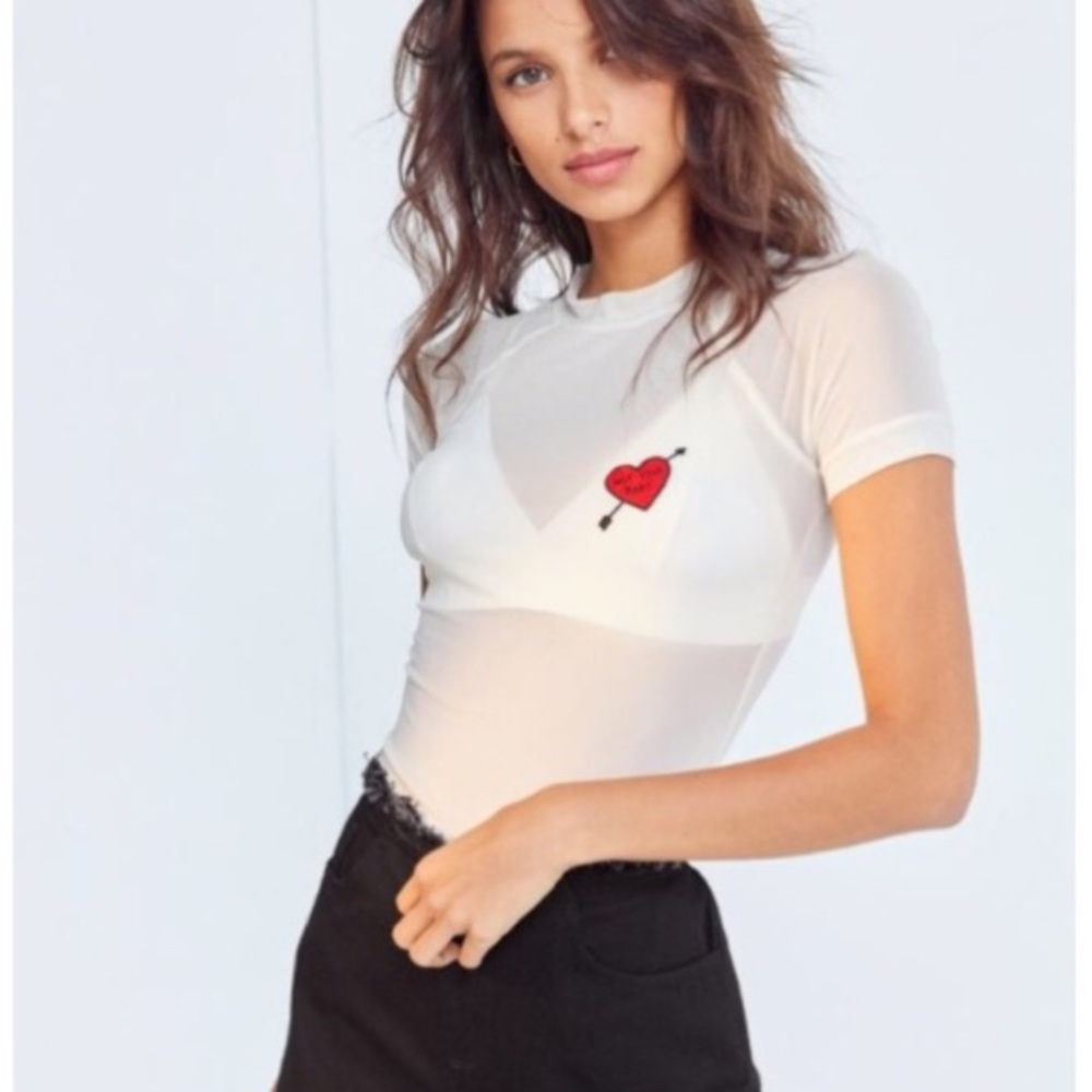 Out From Under Mesh Top Not Your Baby Festival